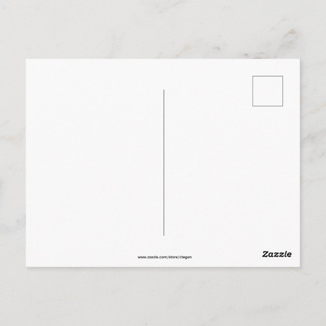 Postal Happy Thanksgiving Cornucopia Postcard (Reverso)