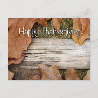 Postal Happy Thanksgiving! Frame with room for your photo