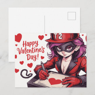 Postal Happy Valentine’s Day Super-Héros -2
