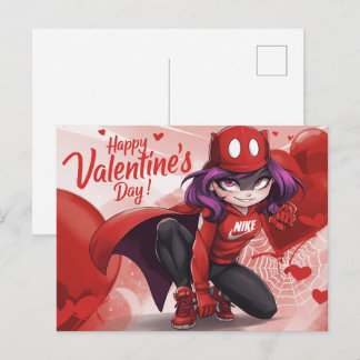 Postal Happy Valentine’s Day Super-Héros -5