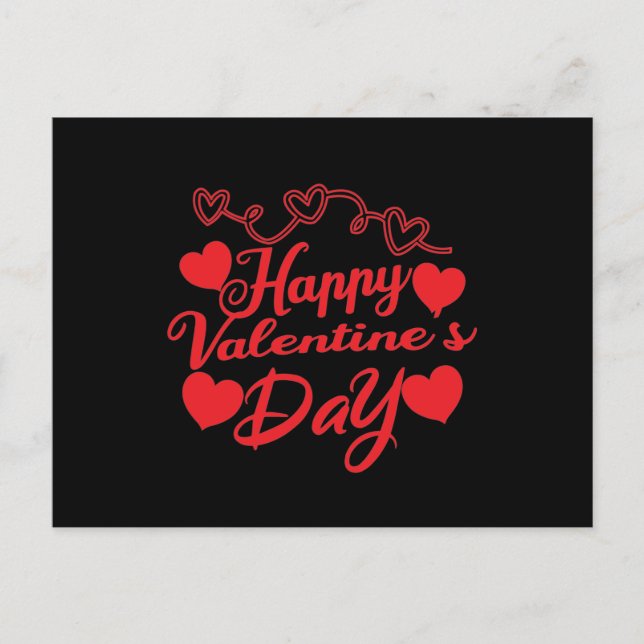 Postal Happy Valentine's Day (Anverso)