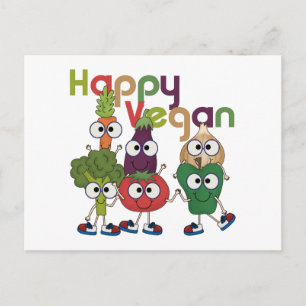 Postal Happy Vegan