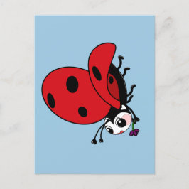 Postal Happy Wings Ladybug