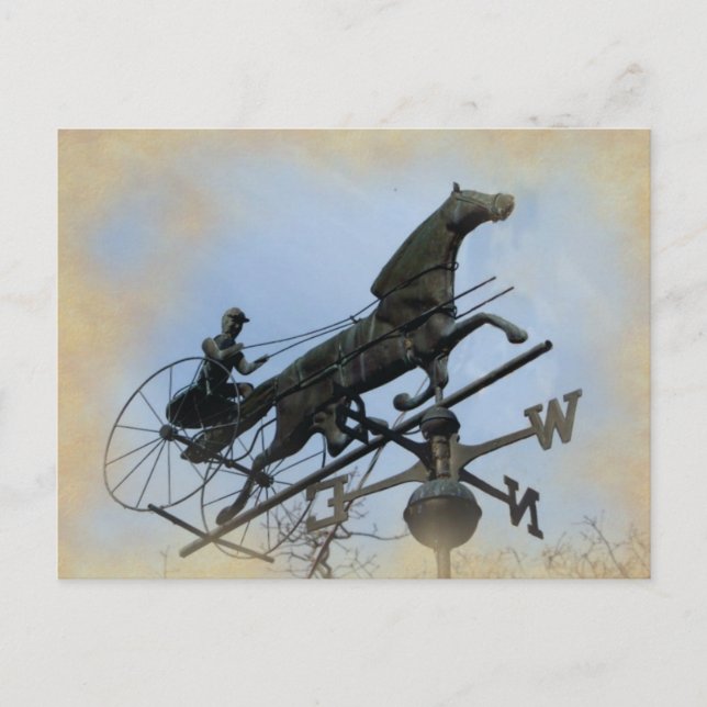 Postal Har-Ber Village weathervane (Anverso)
