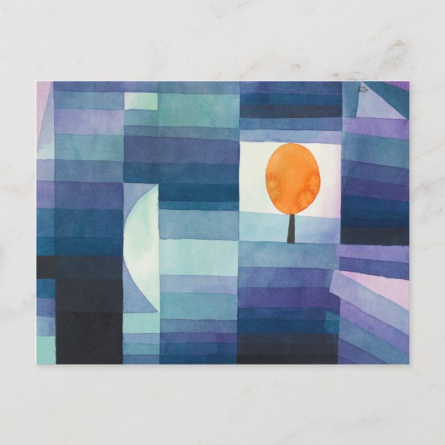 Postal Harbinger de otoño - Paul Klee (Anverso)