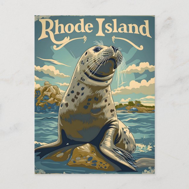 Postal Harbour Seal Rhode Island (Anverso)