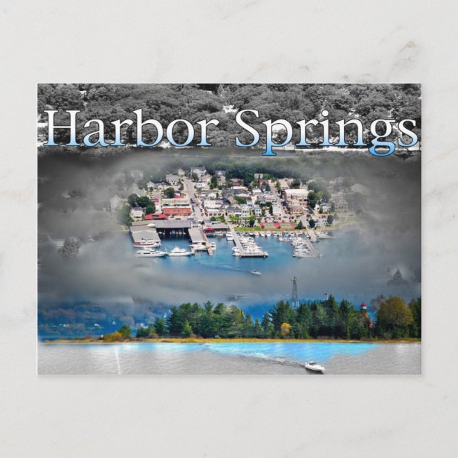Postal Harbour Springs, Michigan (Anverso)