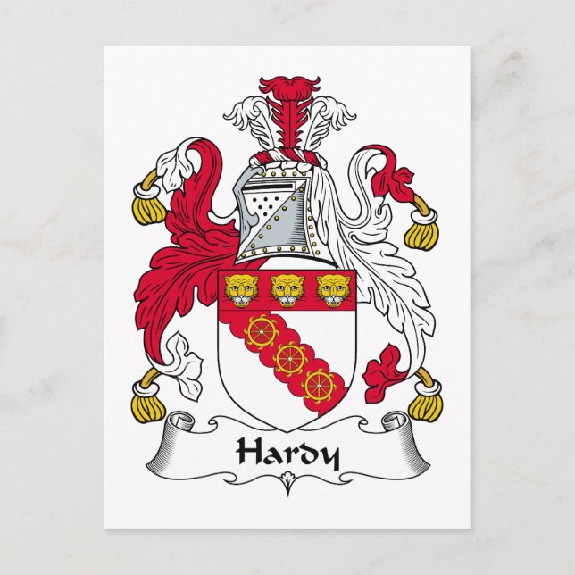 Postal Hardy Family Crest (Anverso)