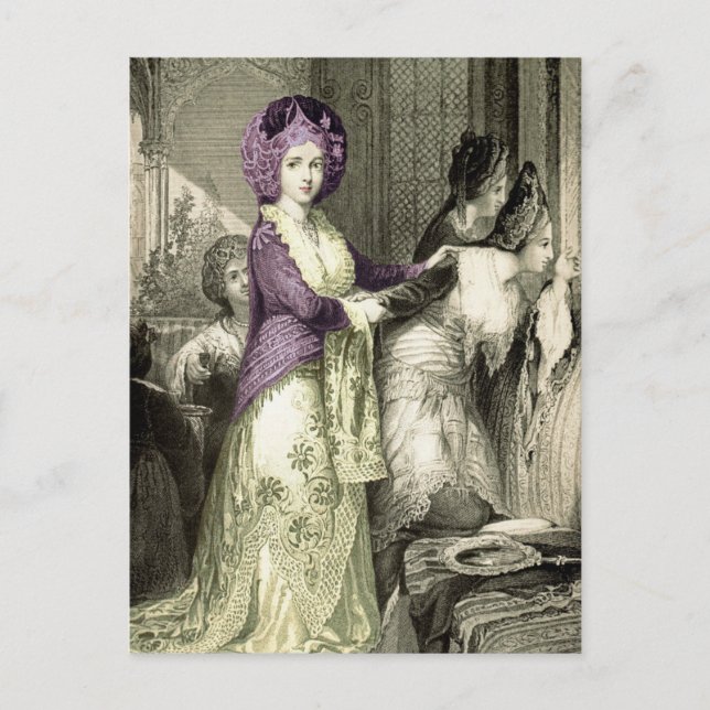 Postal Harem turco 2 (Anverso)