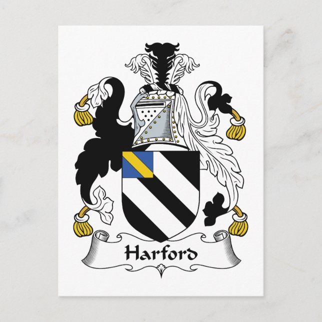 Postal Harford Family Crest (Anverso)