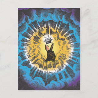 Postal Hark the Herald Angels canta