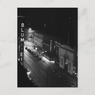 Postal Harlem de noche, 1941