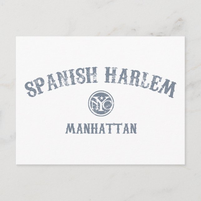 Postal Harlem español (Anverso)