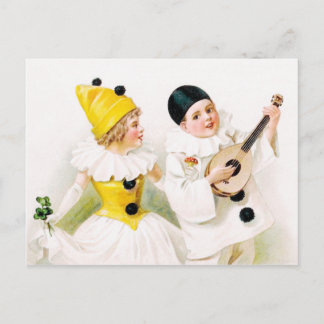 Postal Harlequin Couple