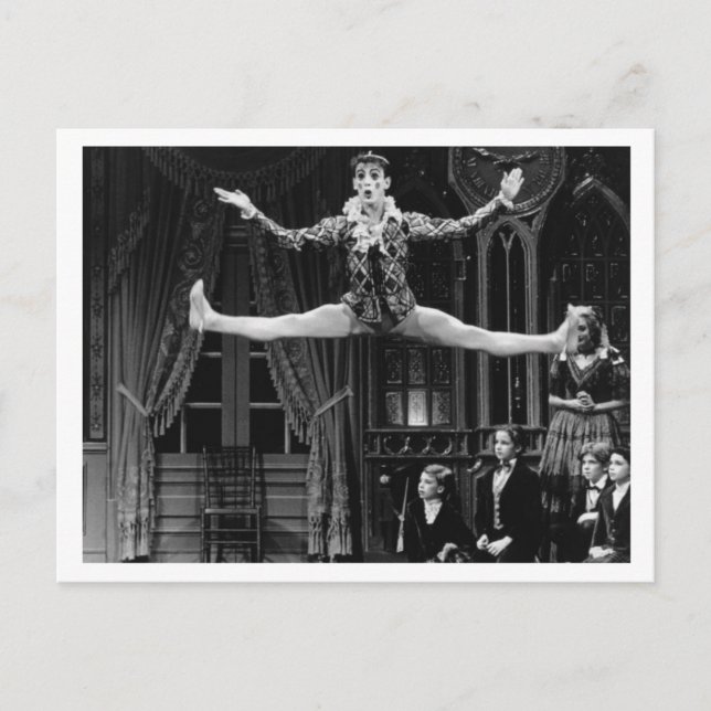 Postal Harlequin Dancing (Anverso)