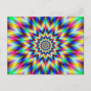 Postal Harlequin Star