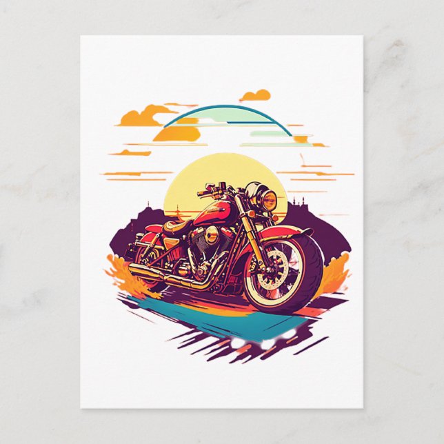 Postal Harley-Davidson 1 (Anverso)
