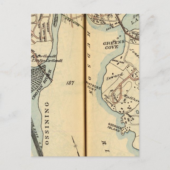 Postal Harmon Park, Nueva York (Anverso)