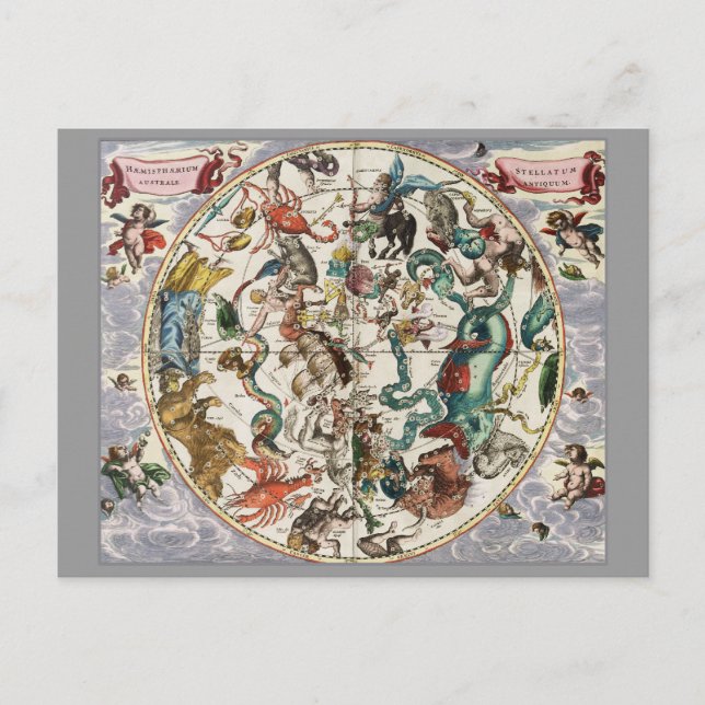 Postal Harmonia celestial (Anverso)