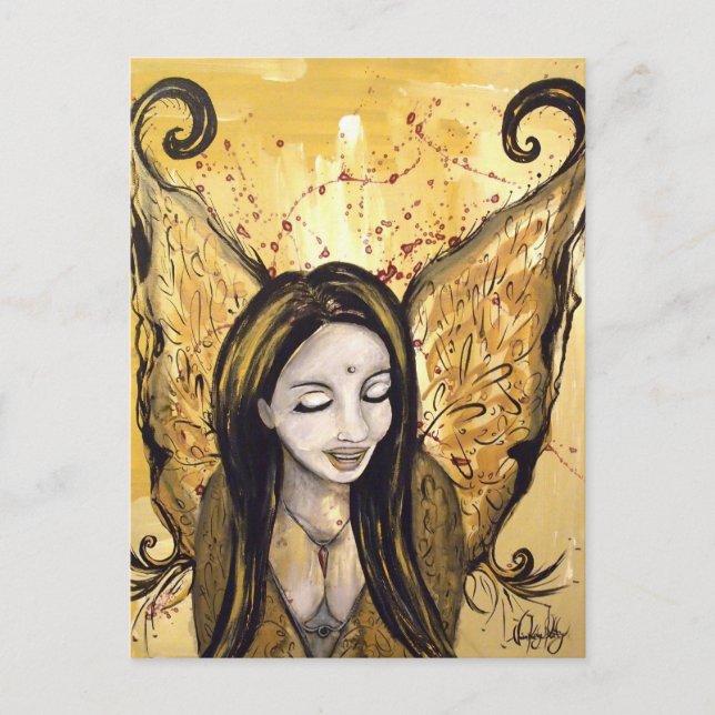 Postal Harmony Angel Postcard (Anverso)