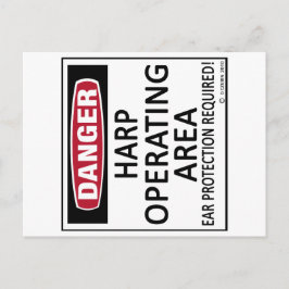 Postal Harp de área de operación