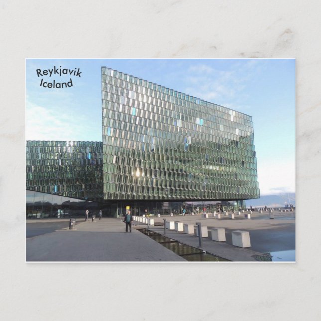 Postal Harpa Concert Hall, Reykjavik, Islandia. (Anverso)