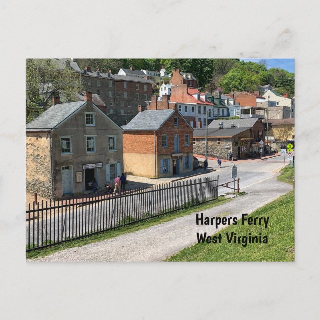 Postal Harpers Ferry, Virginia Occidental (Anverso)