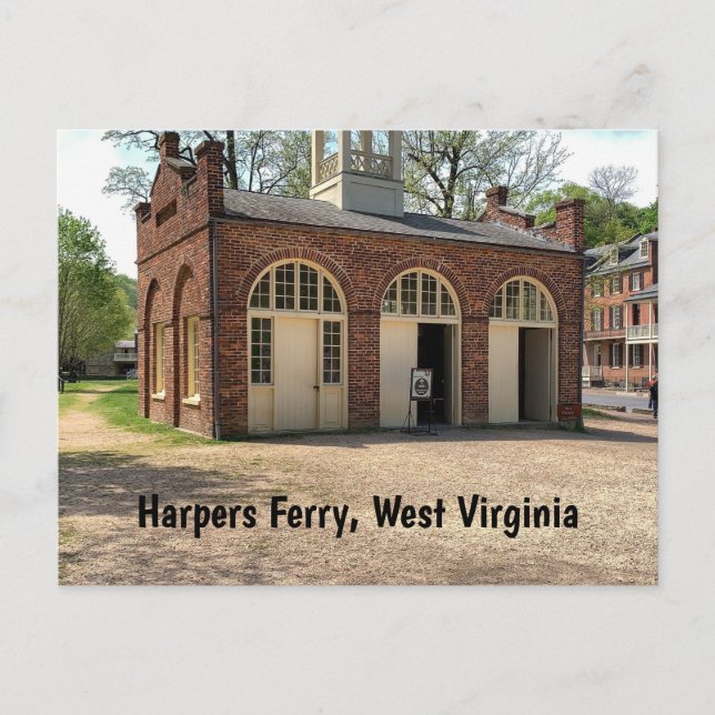 Postal Harpers Ferry, Virginia Occidental (Anverso)