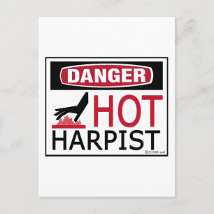 Postal Harpist caliente
