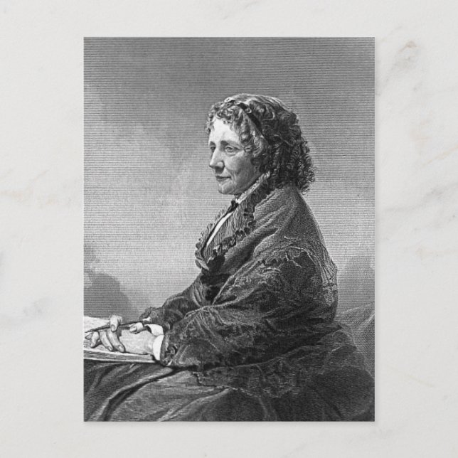 Postal Harriet Beecher Stowe (Anverso)