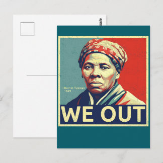 Postal Harriet Tubman Nosotros Fuera Libertad Retrato His