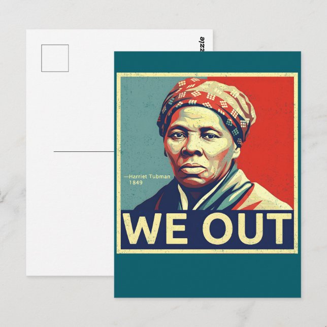 Postal Harriet Tubman We Out Freedom Historic Portrait (Anverso / Reverso)