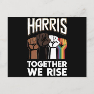 Postal Harris 2024 Elecciones LGBT Kamala Harris 2024