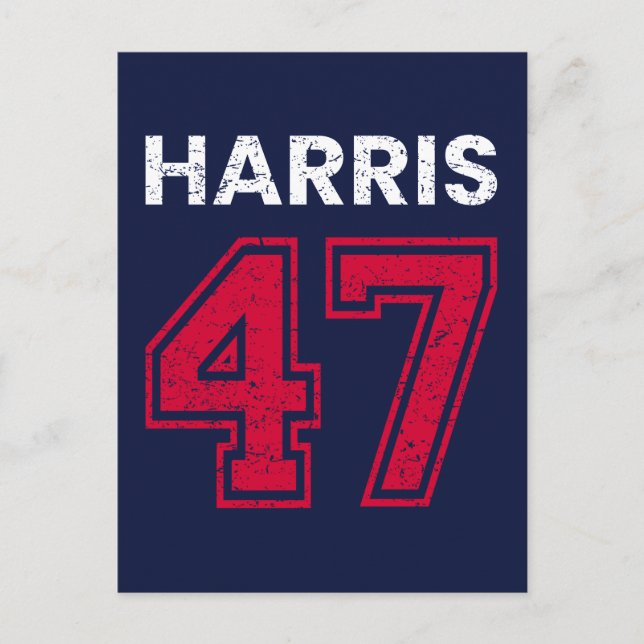 Postal Harris 47 I - Kamala Harris Por Presidente (Anverso)