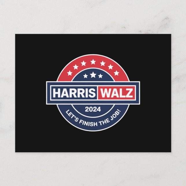 Postal Harris Walz 24 Kamala Harris Señora Presidenta 202 (Anverso)