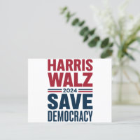 Harris Walz Salva la Democracia