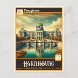 Postal Harrisburg, Pennsylvania | Vintage