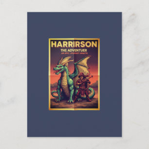 Postal Harrison el Viajero – Concepto de Espíritu de Aven