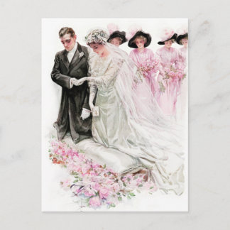 Postal Harrison Fisher: El Boda