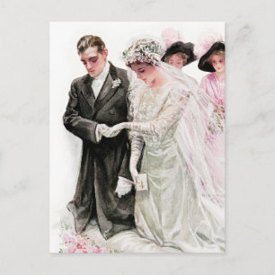 Postal Harrison Fisher: El Boda