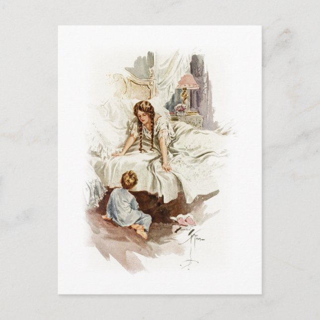 Postal Harrison Fisher Heart Desire Realmente Mi Madre (Anverso)
