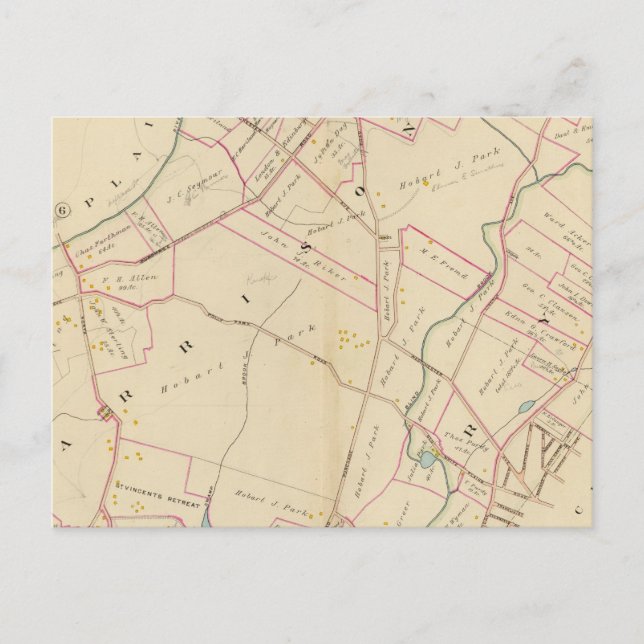 Postal Harrison, Rye, Nueva York (Anverso)