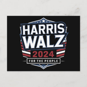 Postal HarrisWaltz 2024 Shirt KamalaHarris TimWaltz 2024