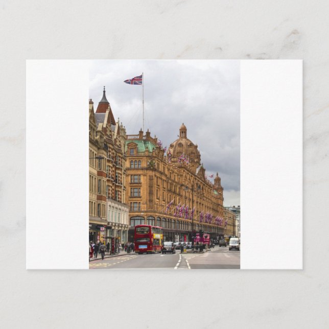 Postal Harrods de Knightsbridge (Anverso)