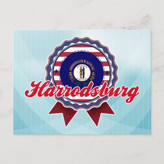Postal Harrodsburg, KY (Anverso)