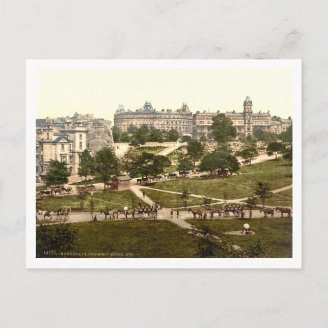 Postal Harrogate, Yorkshire, Inglaterra (Anverso)