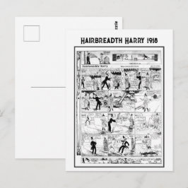 Postal Harry Personalizado de la vieja historia de la cos