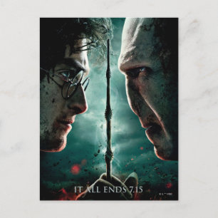 Postal Harry Potter 7 Parte 2 - Harry vs. Voldemort