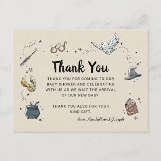Postal Harry Potter | Agradecimiento por Baby Shower