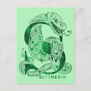 Postal Harry Potter   Aguamenti SLYTHERIN™ Gráfico